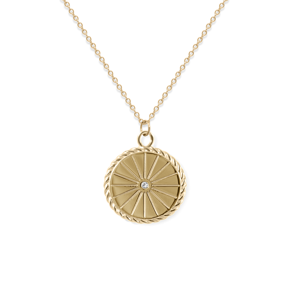 Sunrise Necklace - Solid Gold