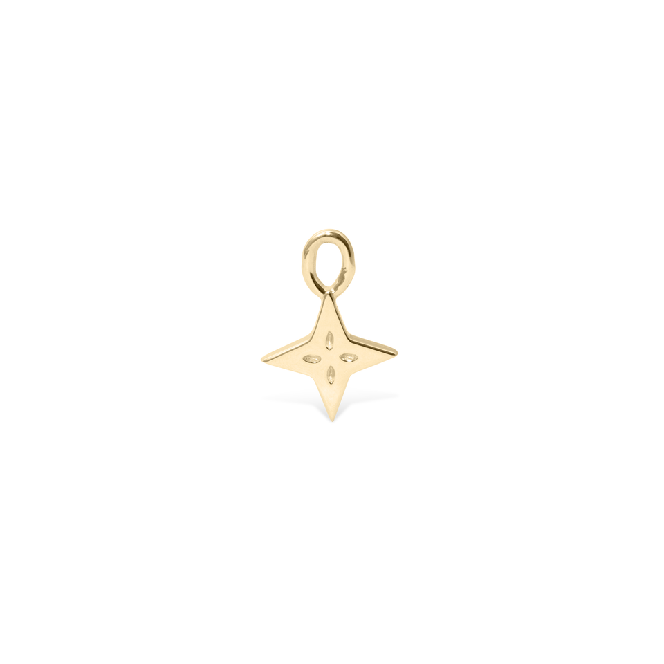 Shooting Star Pendant - Solid Gold