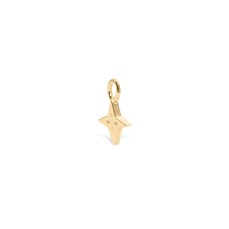 Shooting Star Pendant - Solid Gold
