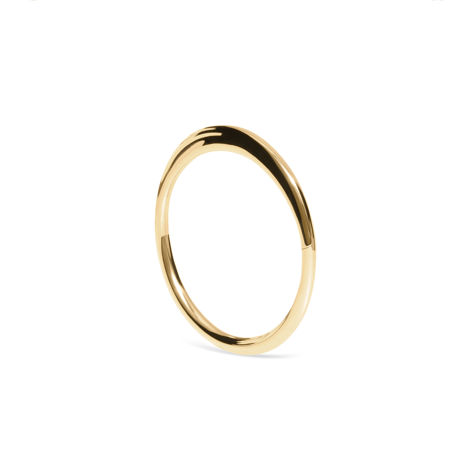 Twist Ring Solid Gold 14 ct