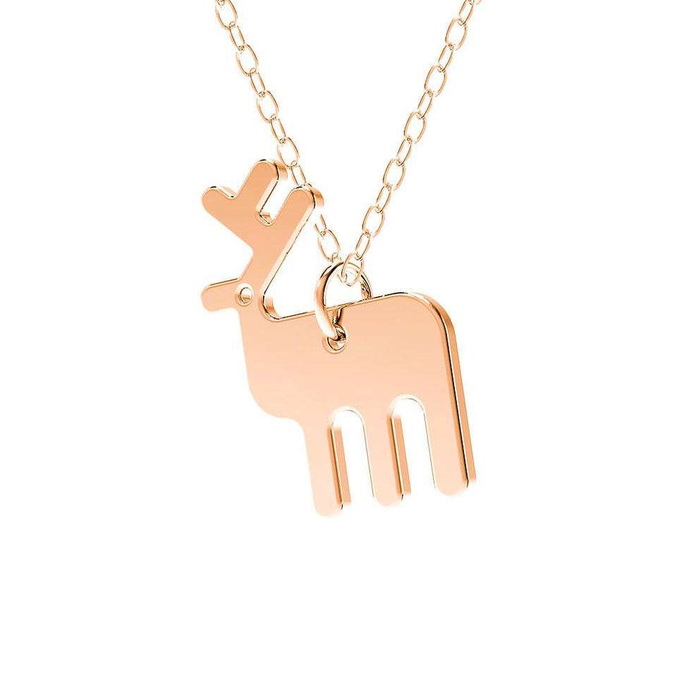minimals stag necklace (45cm)