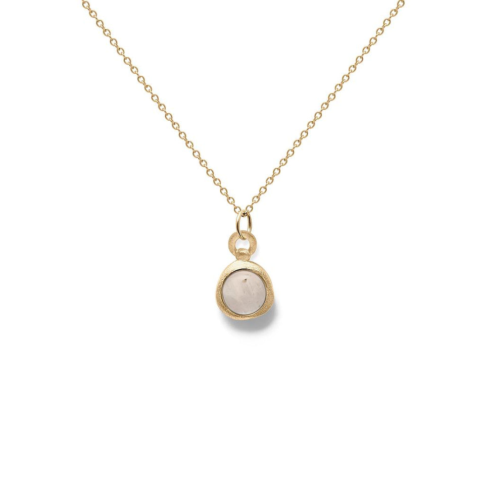 Zodiac Birthstone Necklace (Gemini) Solid Gold 14 ct