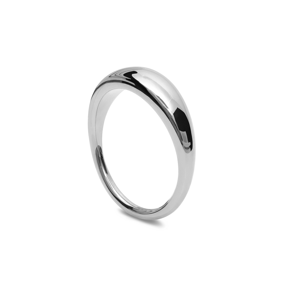 925 Silber Bombé Bold Ring Stilnest