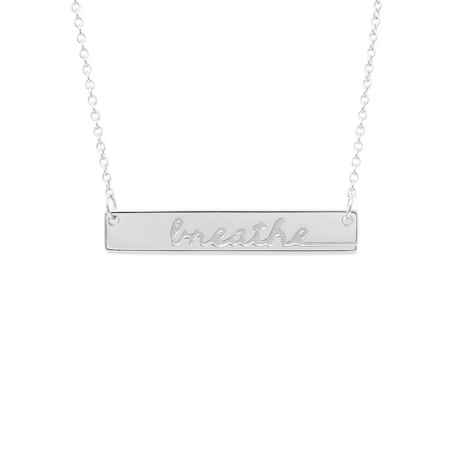 Mantra Breathe Necklace