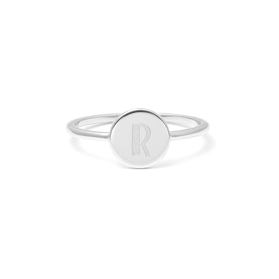 Petite Letter R Ring