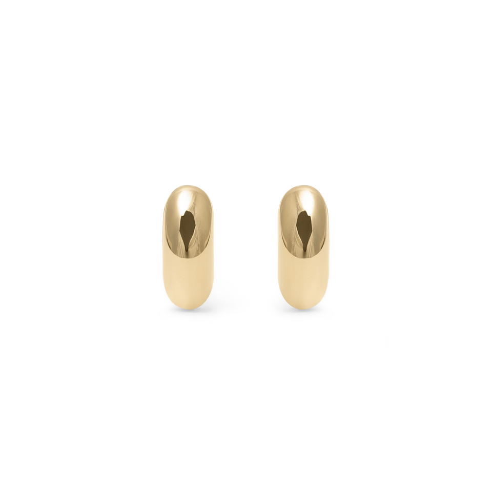 Tide Studs - Solid Gold