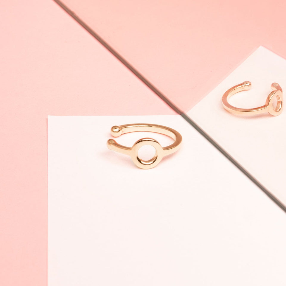 Find Your Shape Circle Ear Cuff