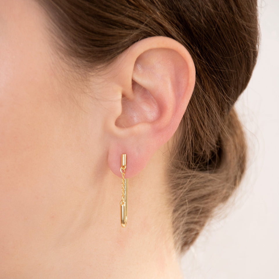 Bold Chained Earrings