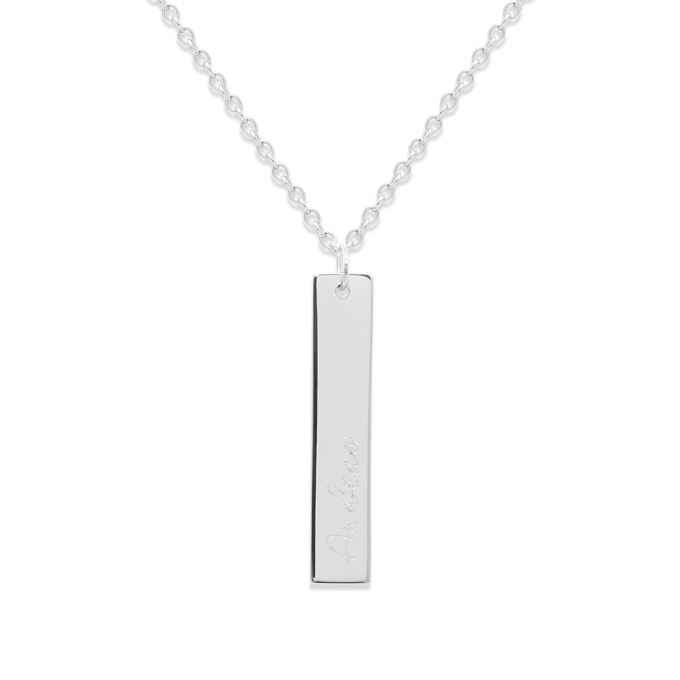 Memory Letters Tag Necklace