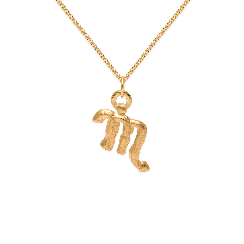 Zodiac Charm Necklace (Scorpio)
