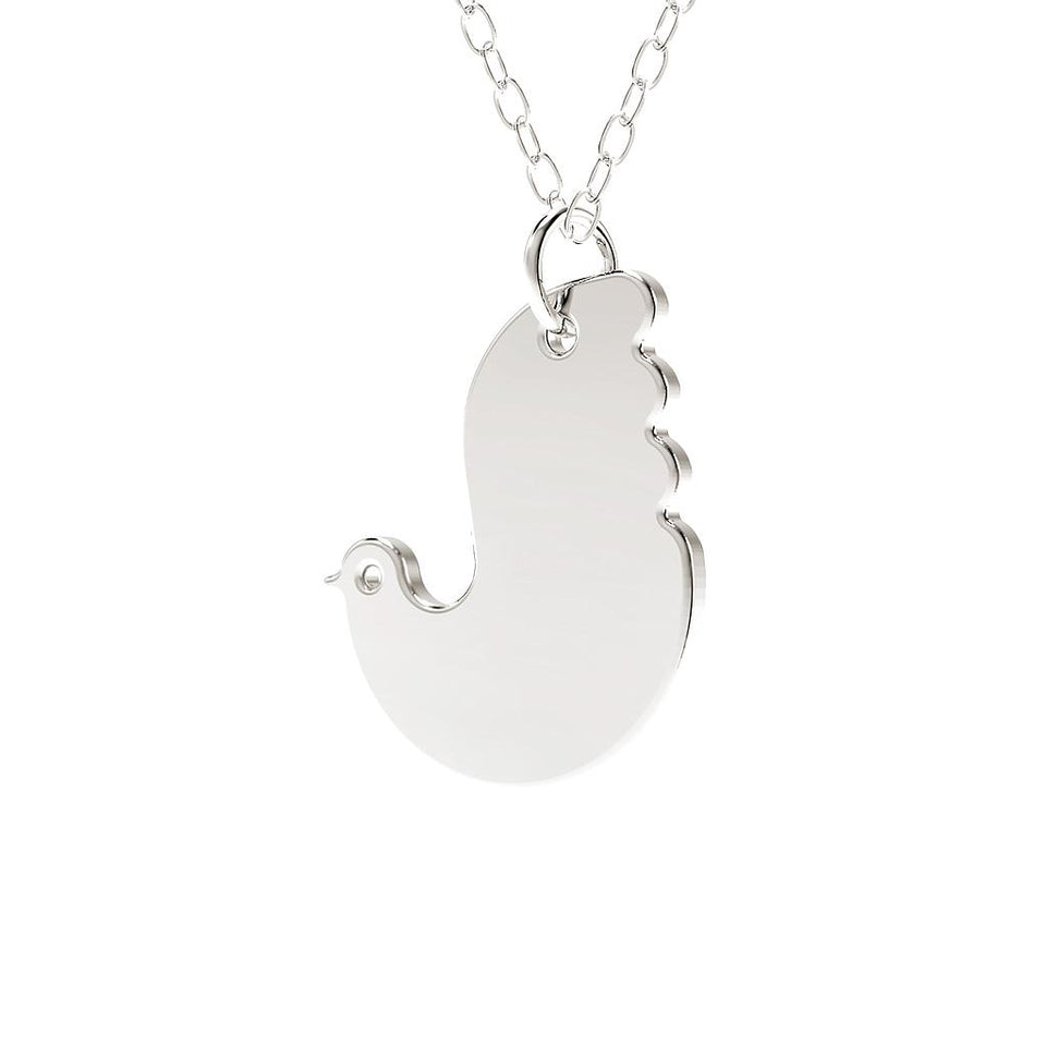 minimals dove necklace (45cm)