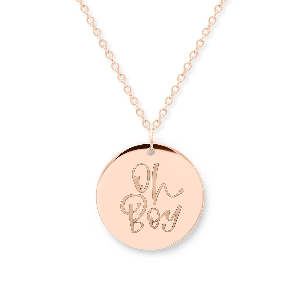 Oh Boy Necklace #mommycollection