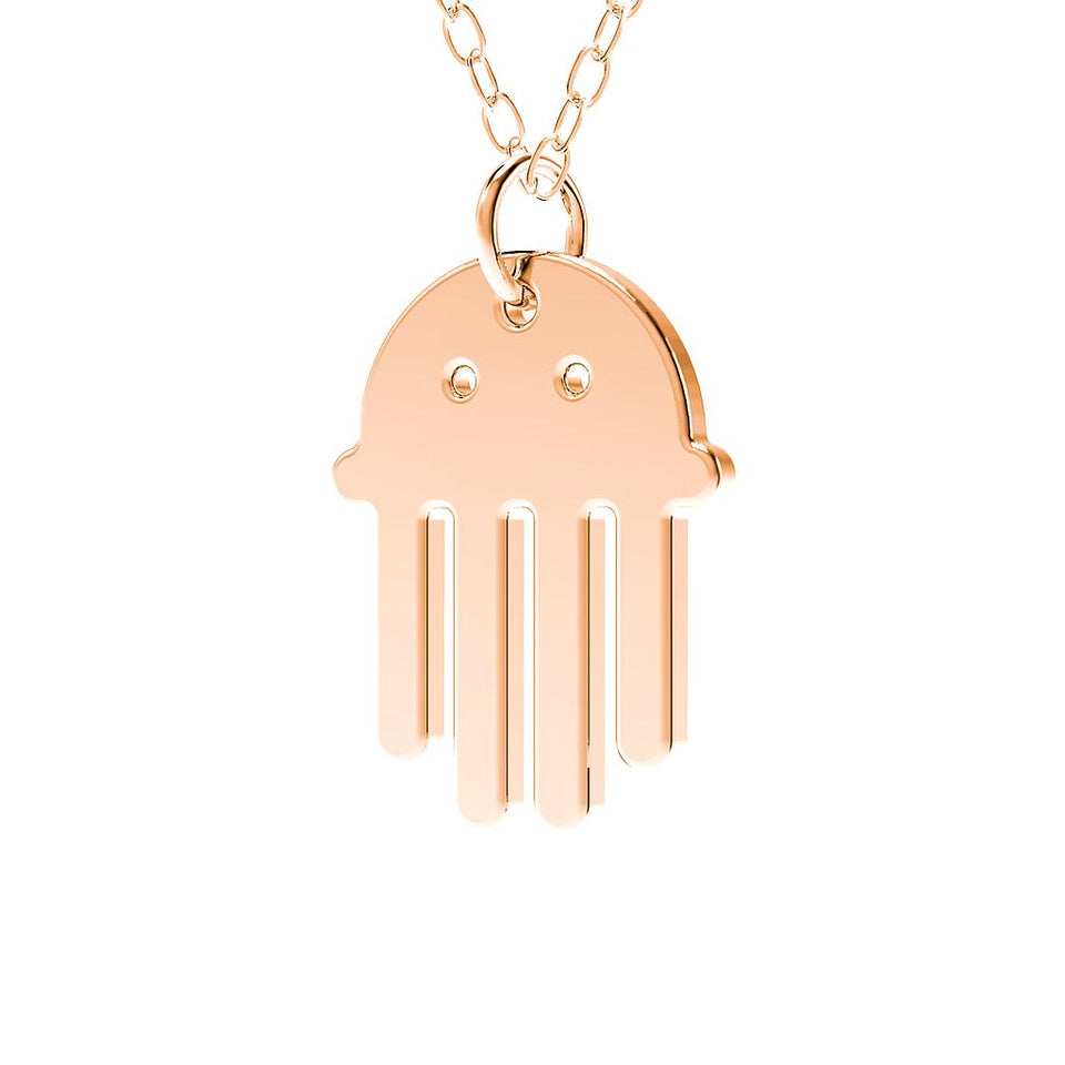 minimals jellyfish necklace (45cm)