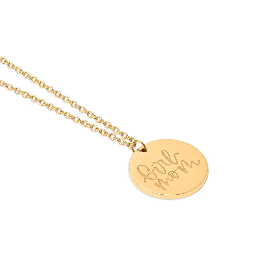 Girl Mom Necklace #mommycollection