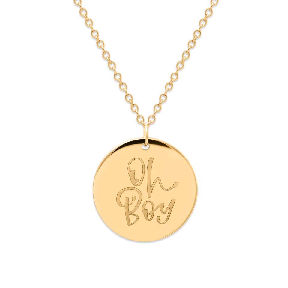 Oh Boy Necklace #mommycollection