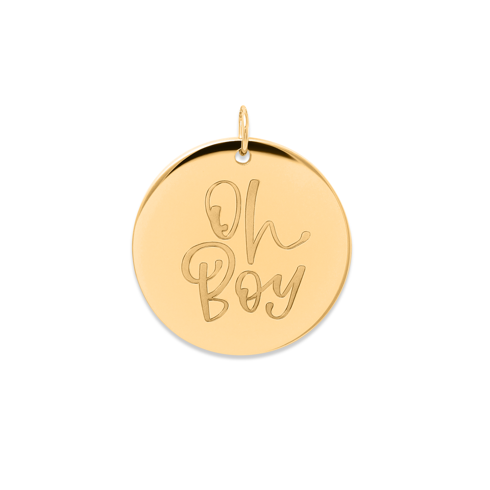 Oh Boy Pendant #mommycollection