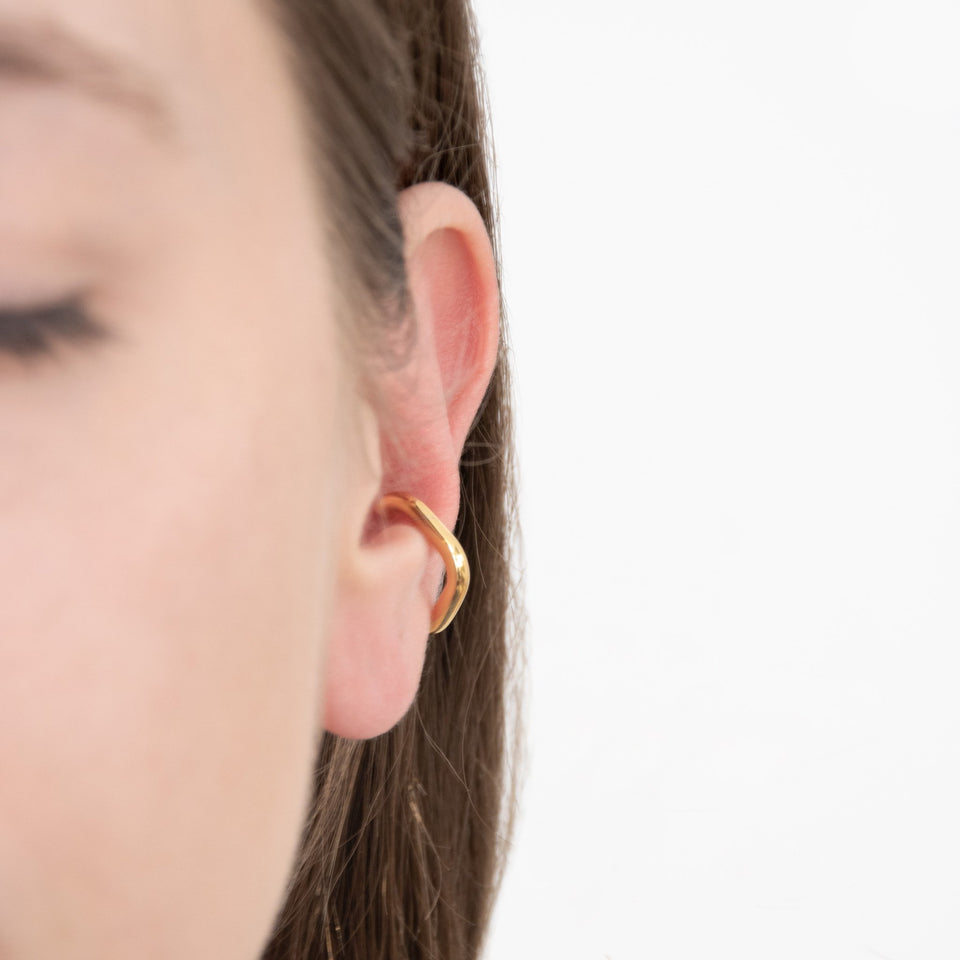 Nexus Ear Cuff - Solid Gold