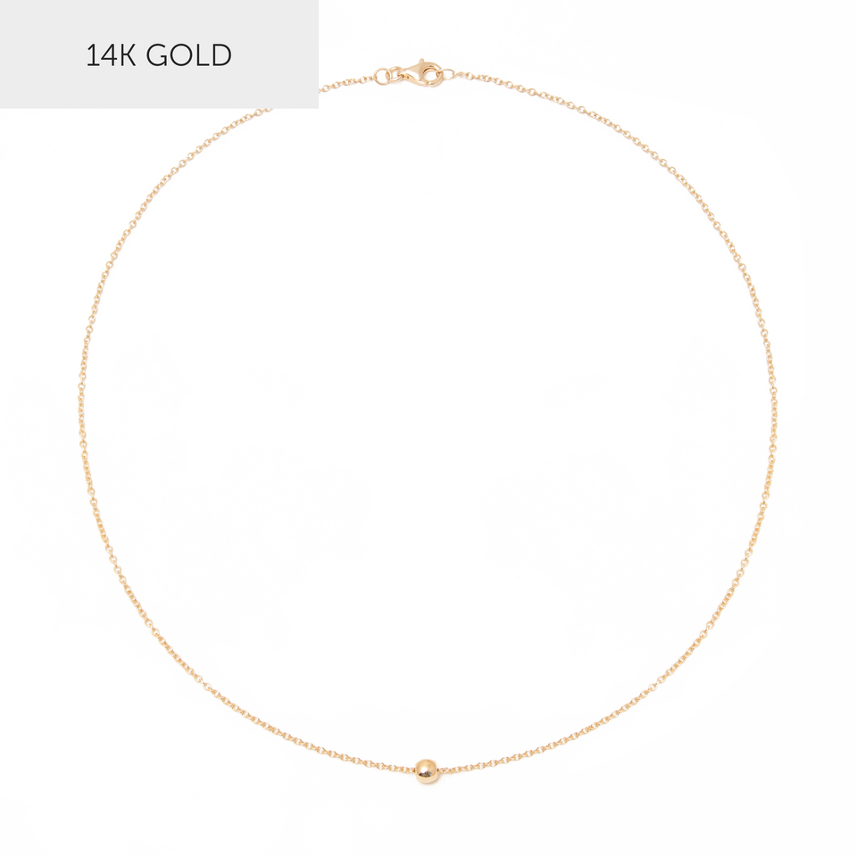 Her Stories And Songs Necklace - Solid Gold Edition