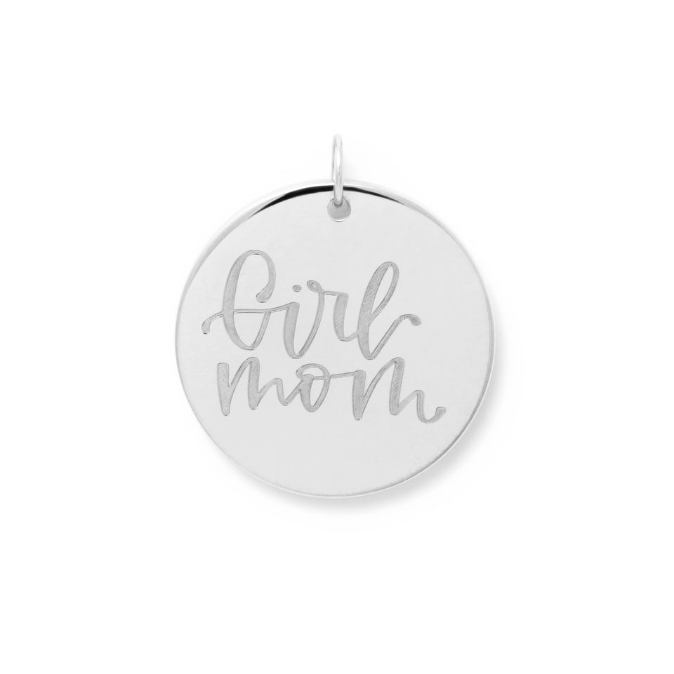 Girl Mom Pendant #mommycollection