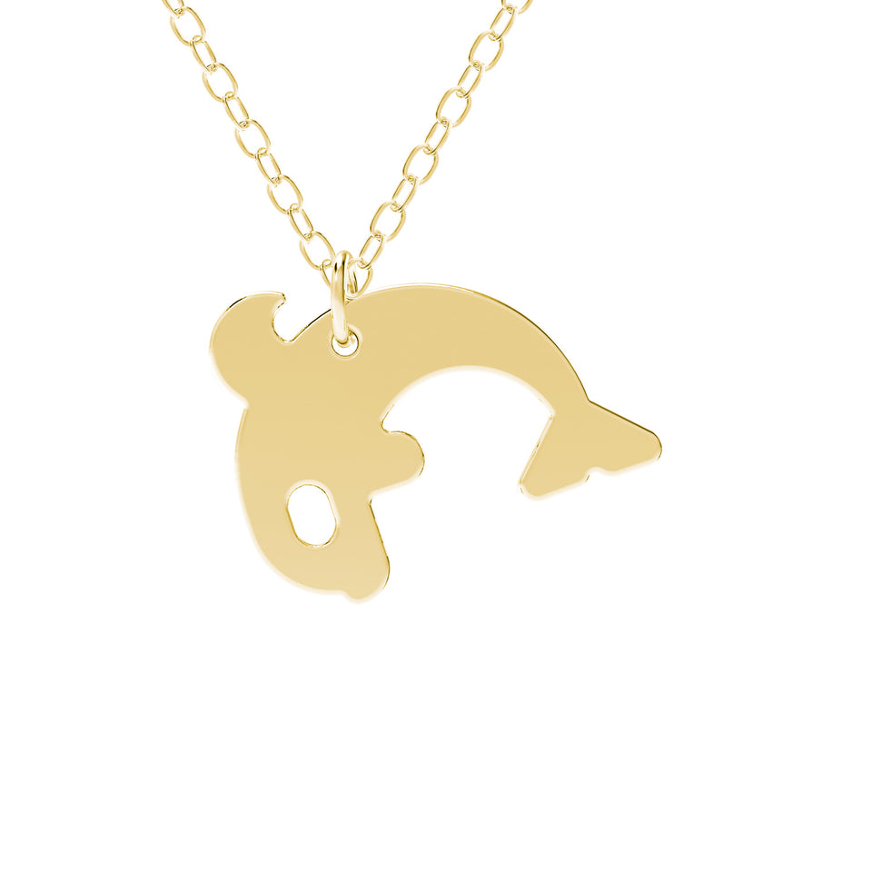 minimals orca necklace (45cm)